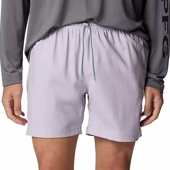 Columbia Men's PFG Rambler Water Shorts, Lavender Pearl, Medium and Large, NWT - Picture 2 of 5